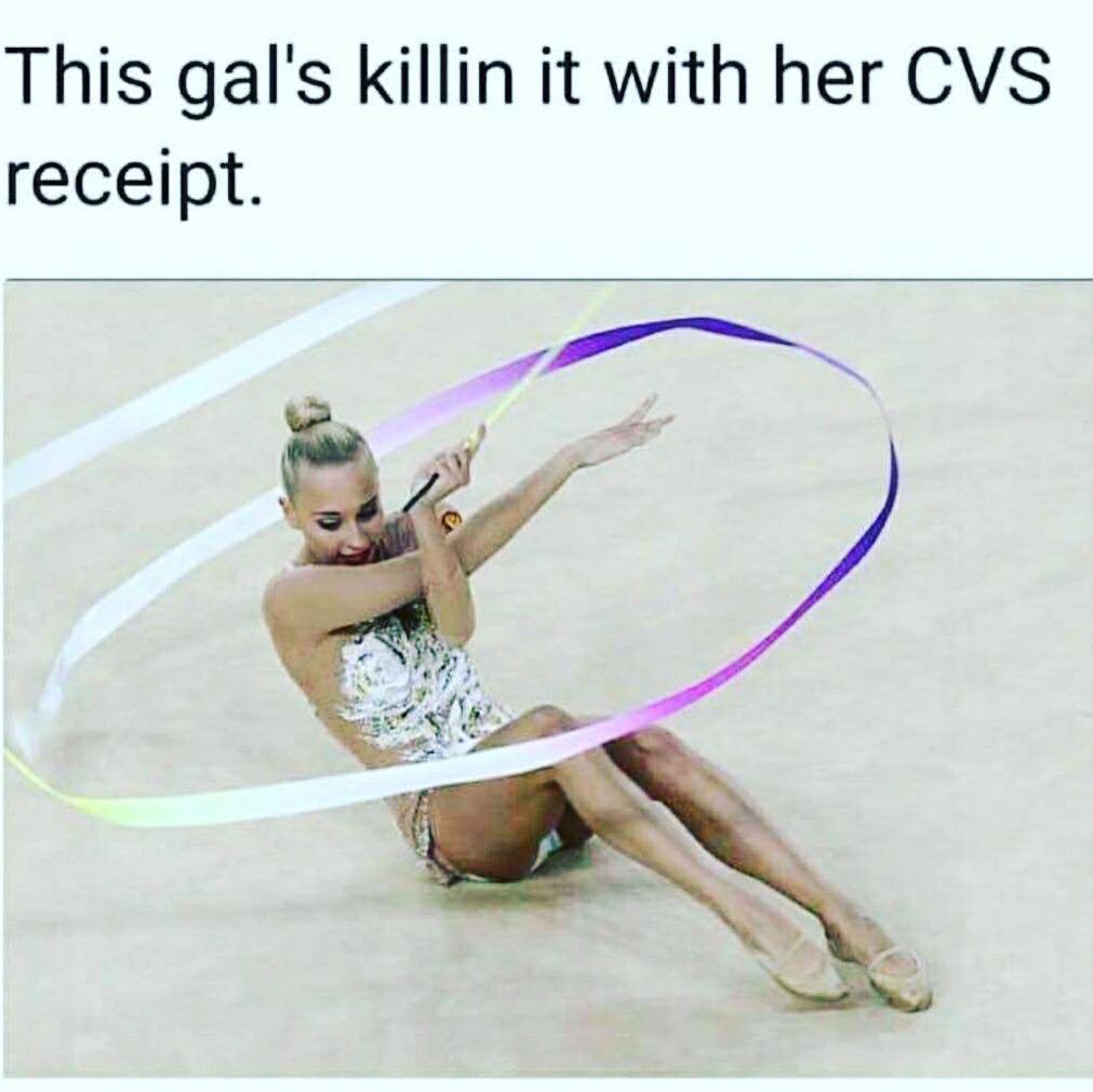 cvs receipt meme - This gal's killin it with her Cvs receipt.