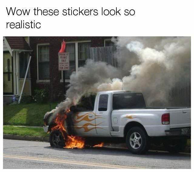 memes  - irony funny quotes - Wow these stickers look so realistic