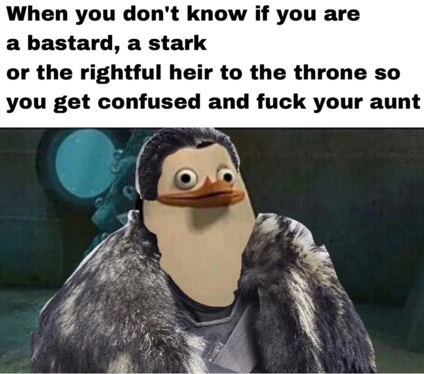 memes - jon snow get confused meme - When you don't know if you are a bastard, a stark or the rightful heir to the throne so you get confused and fuck your aunt