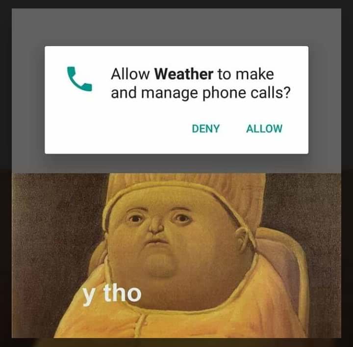 weight loss memes - Allow Weather to make and manage phone calls? Deny Allow y tho