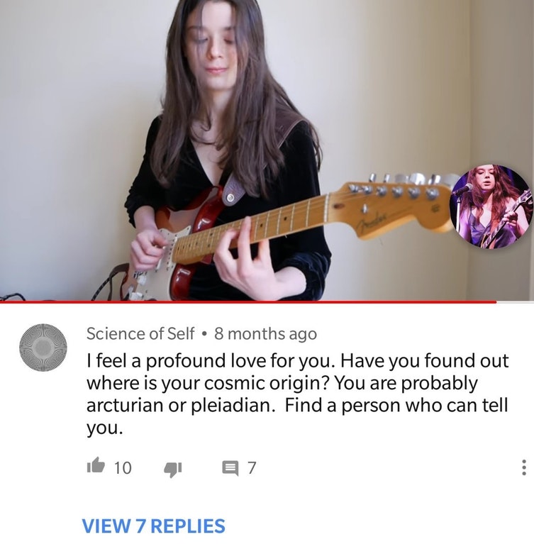 acoustic guitar - Science of Self 8 months ago I feel a profound love for you. Have you found out where is your cosmic origin? You are probably arcturian or pleiadian. Find a person who can tell you. il 10 27 View 7 Replies