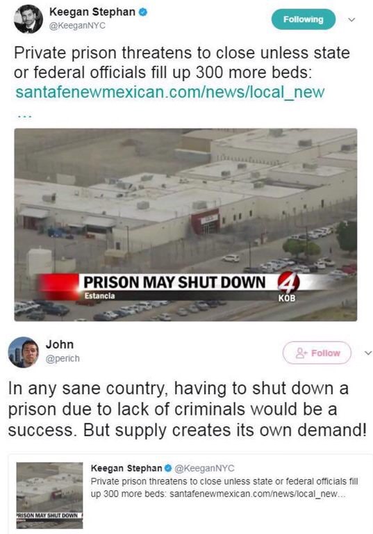 prison shut down meme - Keegan Stephan ing Private prison threatens to close unless state or federal officials fill up 300 more beds santafenewmexican.comnewslocal_new Prison May Shut Down Estancia John & In any sane country, having to shut down a prison 