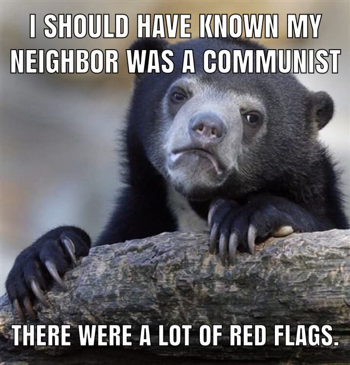 Bear had communist neighbor