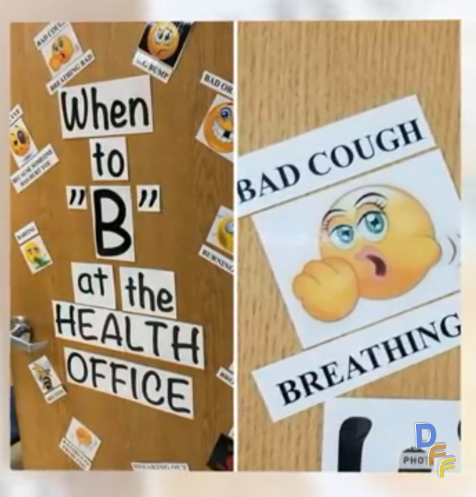 emoji design fails - When Bad Cough Dea at the Health Office Breathing