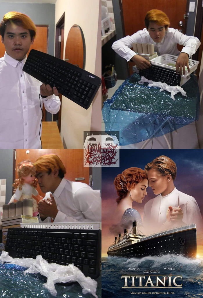 titanic low cost - Oker Dicaprio Winslet James Cameron Titanic Viva Essa Grande Experiencia Em 3D.