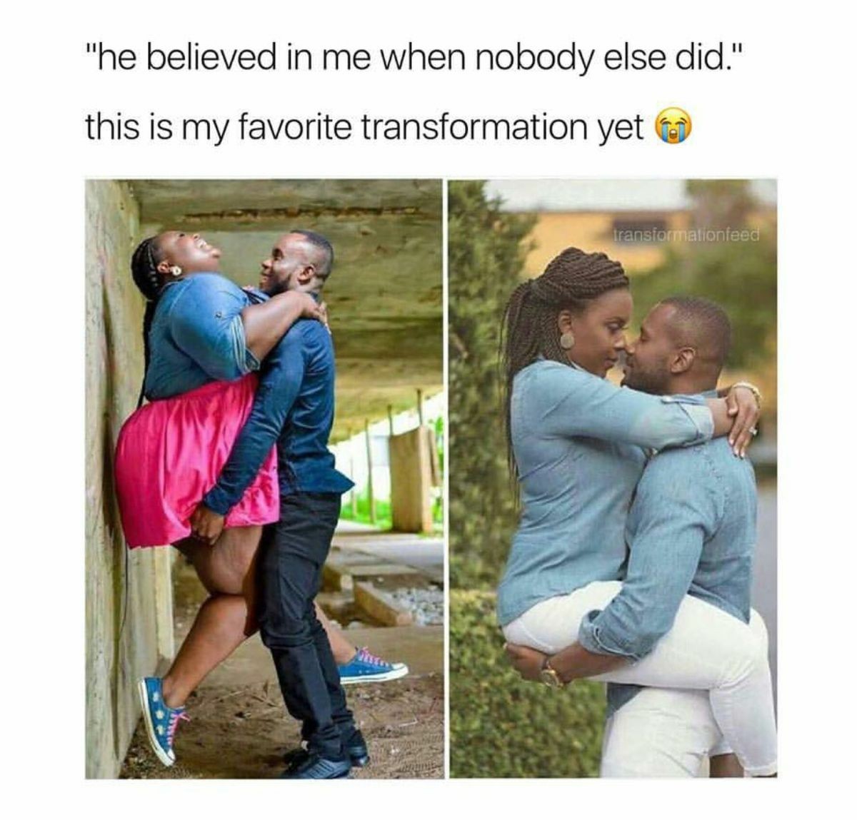 nobody believed in me i did - "he believed in me when nobody else did." this is my favorite transformation yet transformationfeed