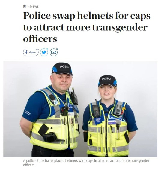 gender neutral police hats - News Police swap helmets for caps to attract more transgender officers Pcso Pcso A police force has replaced helmets with caps in a bid to attract more transgender officers.