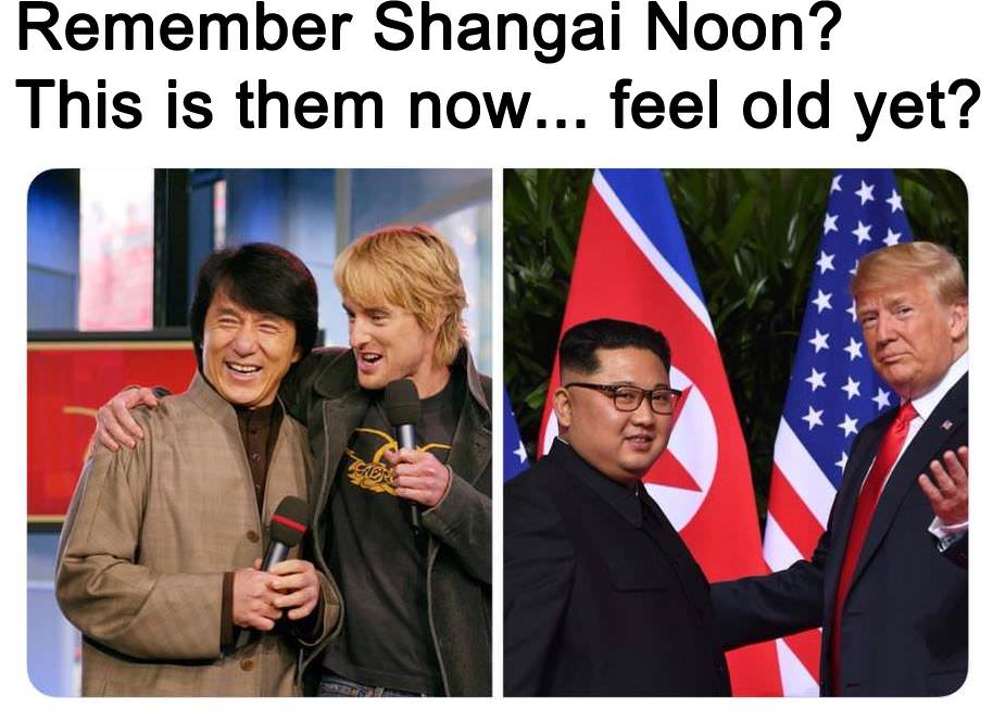 owen wilson memes - Remember Shangai Noon? This is them now... feel old yet?