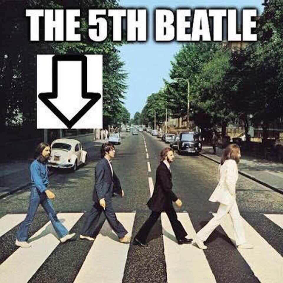 abbey road album cover - The 5TH Beatle