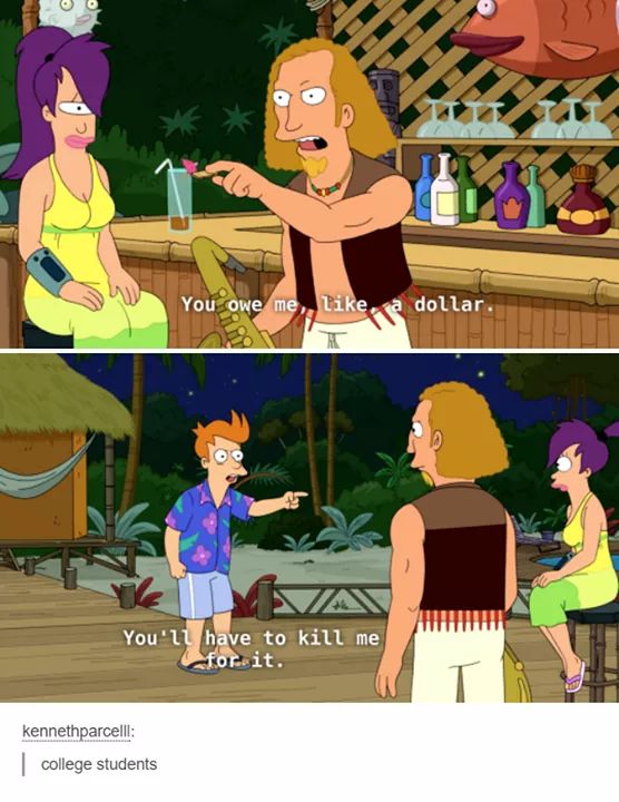 Futurama was right about millenials