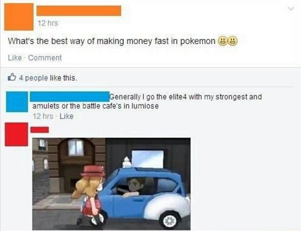 dank meme about making some extra money in pokemon