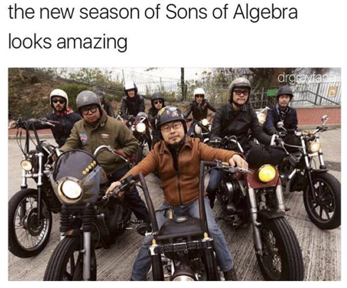you are amazing - the new season of Sons of Algebra looks amazing argravtar