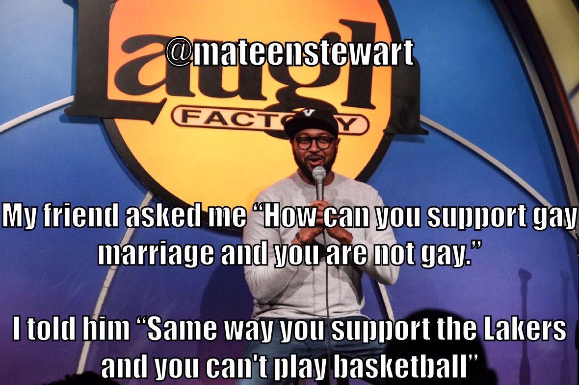 photo caption - Factv My friend asked me How can you support gay marriage and you are not gay.