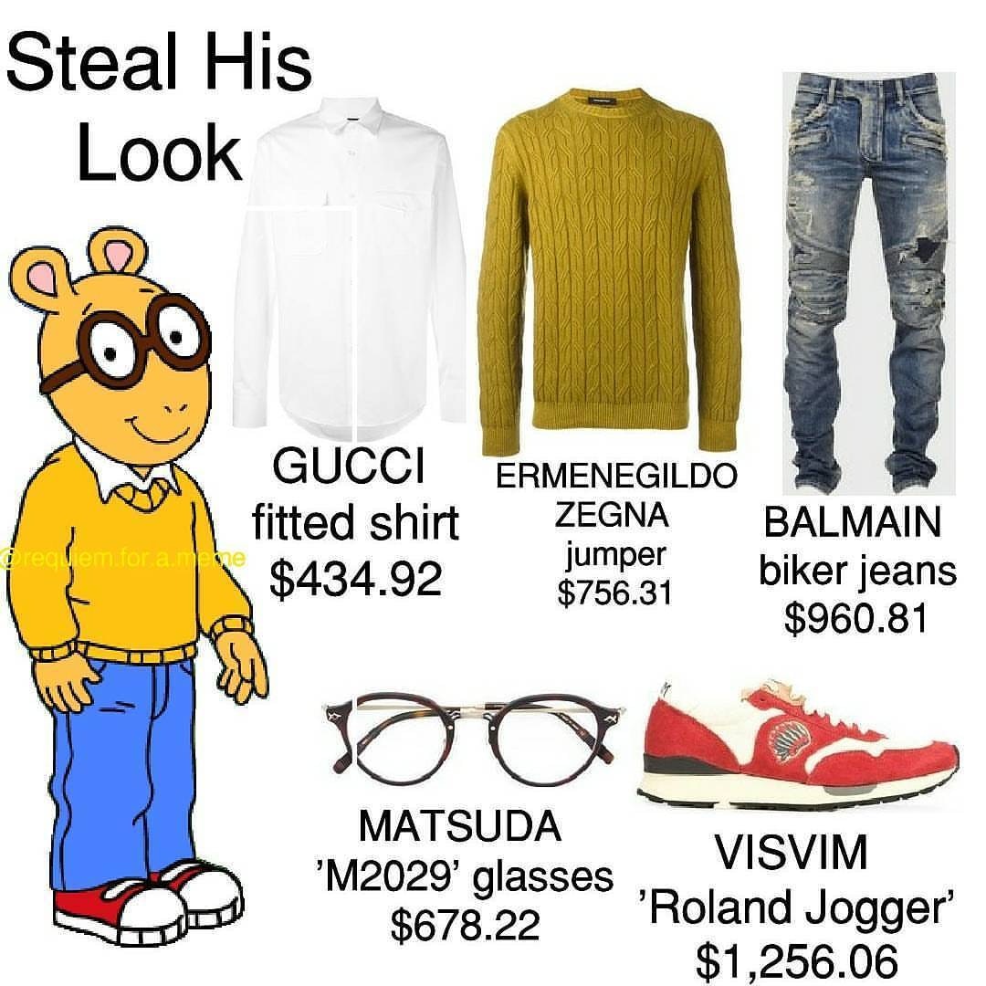 steal his look - Steal His Look Gucci Ermenegildo fitted shirt Zegna ne jumper $434.92 $756.31 recem.for a Balmain biker jeans $960.81 Matsuda | Visvim 'M2029' glasses 'Roland Jogger $678.22 $1,256.06