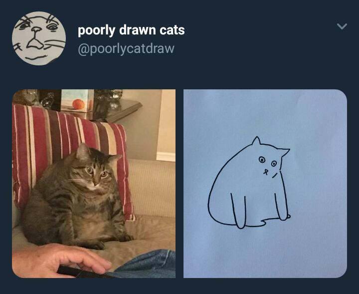 absolute unit cat reddit - poorly drawn cats 8