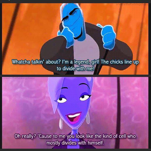 ozzy and drix memes - Whatcha talkin' about? I'm a legend, girlThe chicks line up to divide with me! Oh really? 'Cause to me you look the kind of cell who mostly divides with himself.