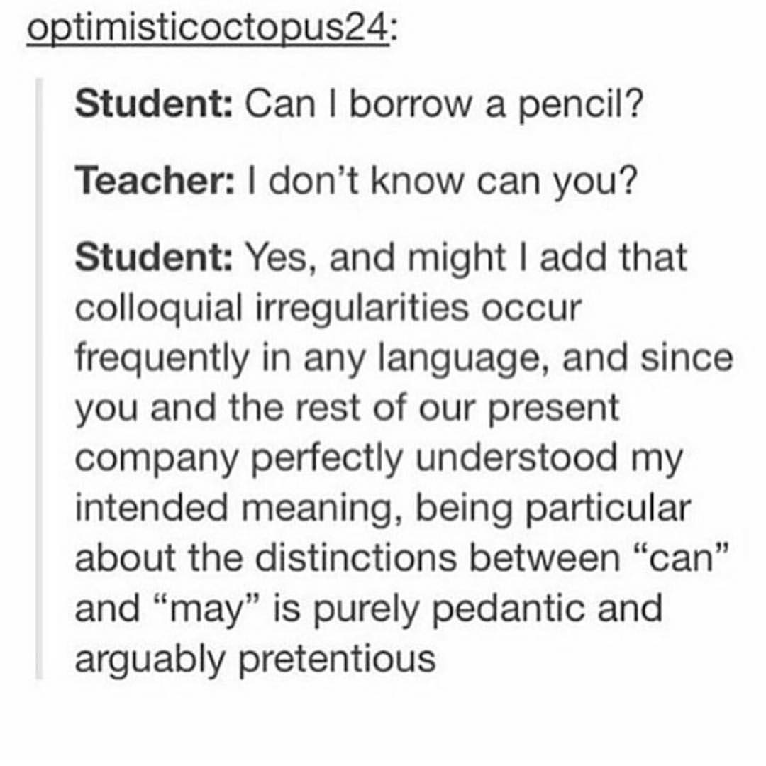 can i borrow your pencil