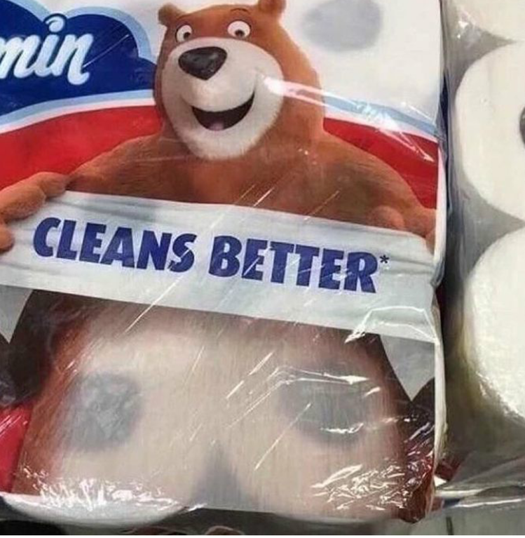 charmin bear titties - nin Cleans Better