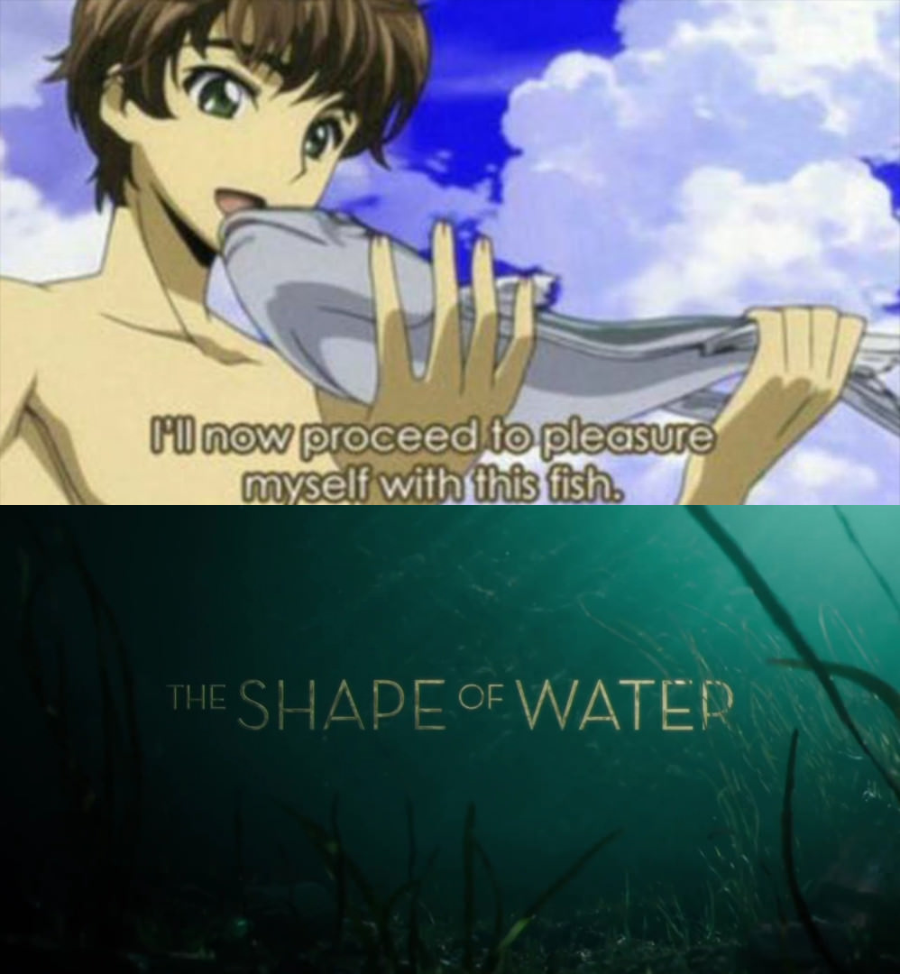 code geass memes - Cu now proceed to pleasure myself with this fish. The Shape Of Water