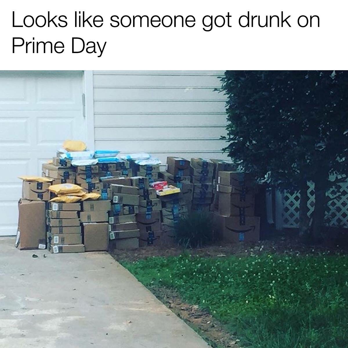 drunk and amazon prime - Looks someone got drunk on Prime Day Co