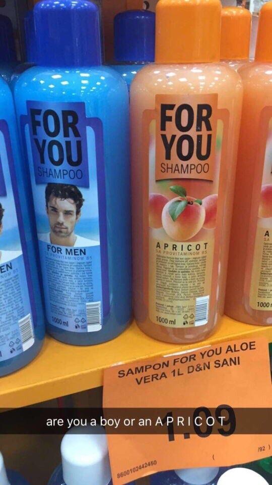 man or apricot - For You For You Shampoo Shampoo For Men Apricot A Provitaminom Third Ano 55 En 1000 1000 ml Sampon For You Aloe Vera 1L D&N Sani are you a boy or an Apricot 8600102442450