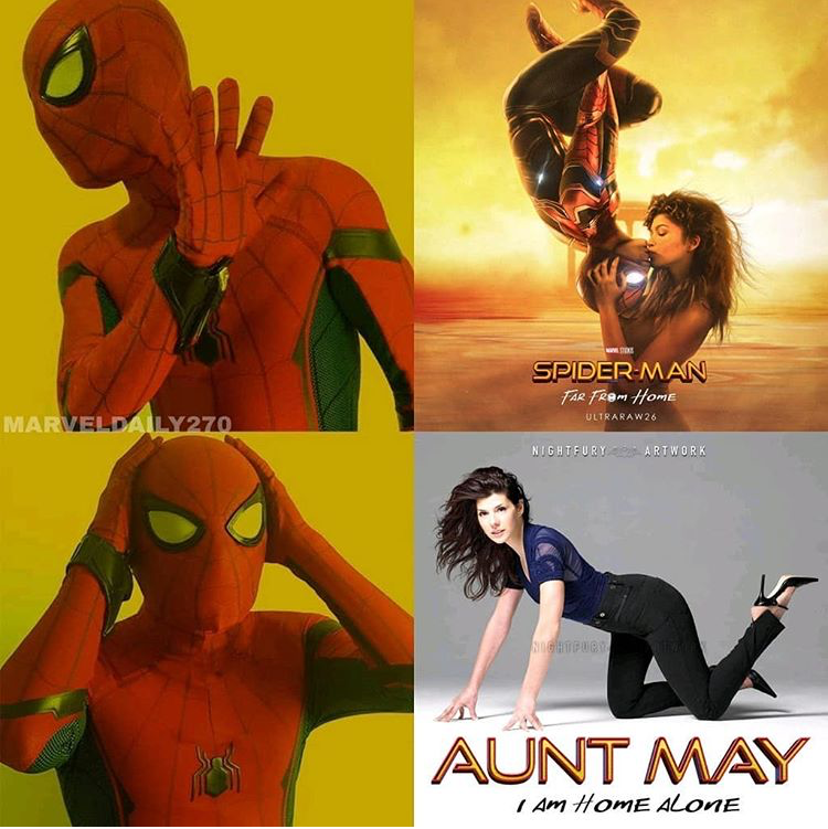 aunt may home alone - SpiderMan Fix The Home WATAW26 Marveldal Nicofurtartok Aunt May I Am Home Alone
