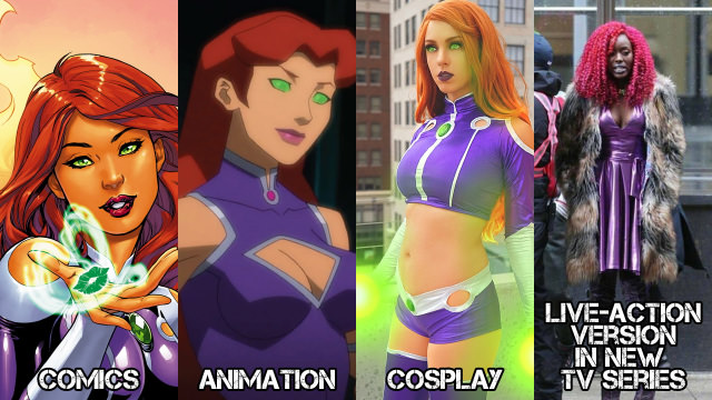 starfire titans live action - LiveAction Version In New Tv Series Comcs Animation Cosplay