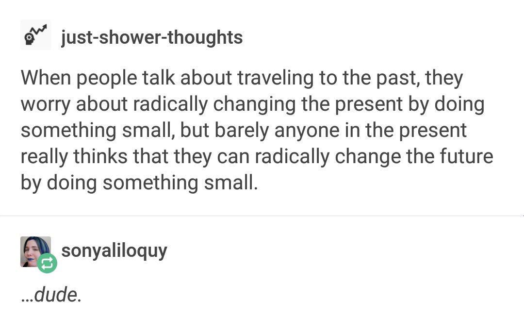 time travel deep thought