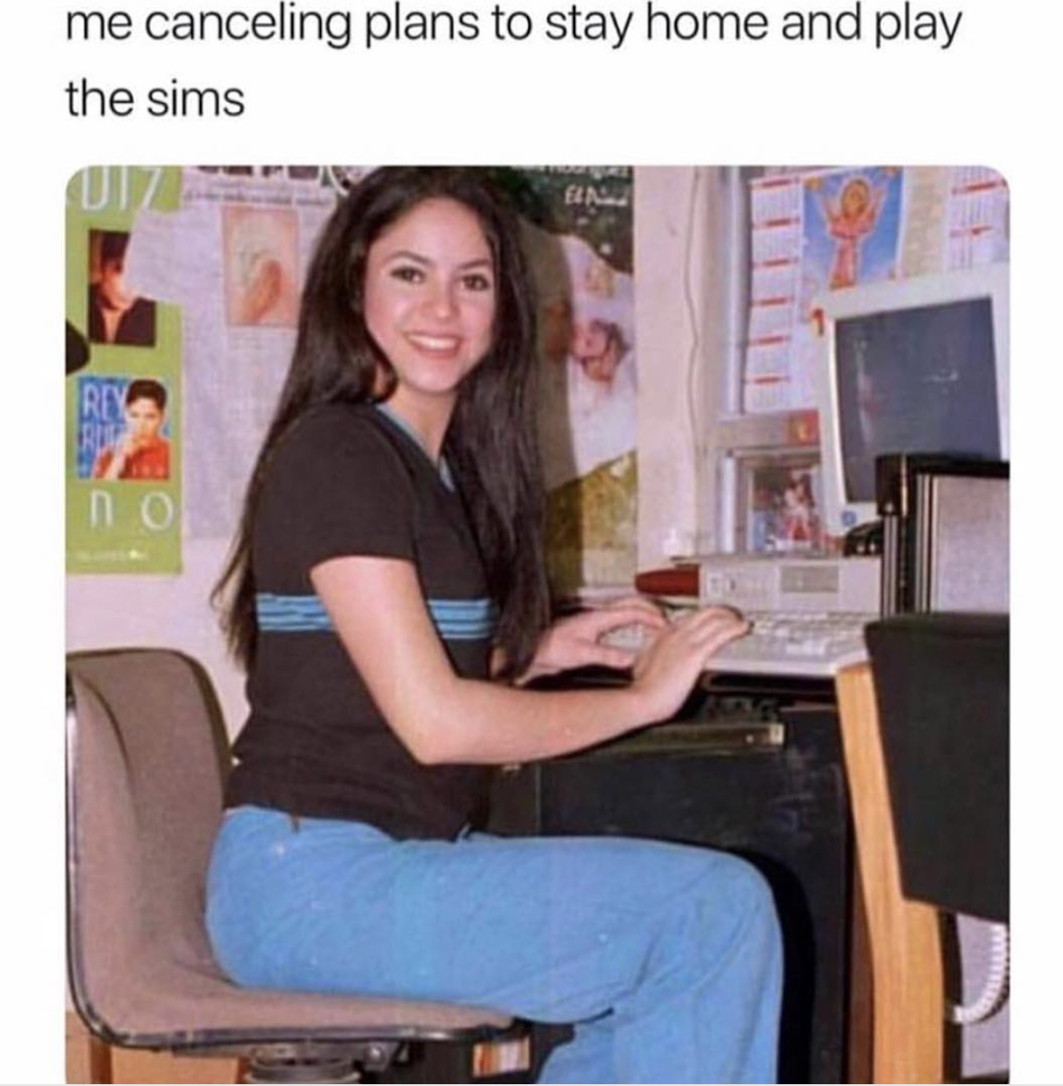 me canceling plans to play sims - me canceling plans to stay home and play the sims Uiz