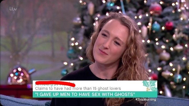 аметист реалм - its Claims to have had more than 15 ghost lovers "I Gave Up Men To Have Sex With Ghosts" This Morning