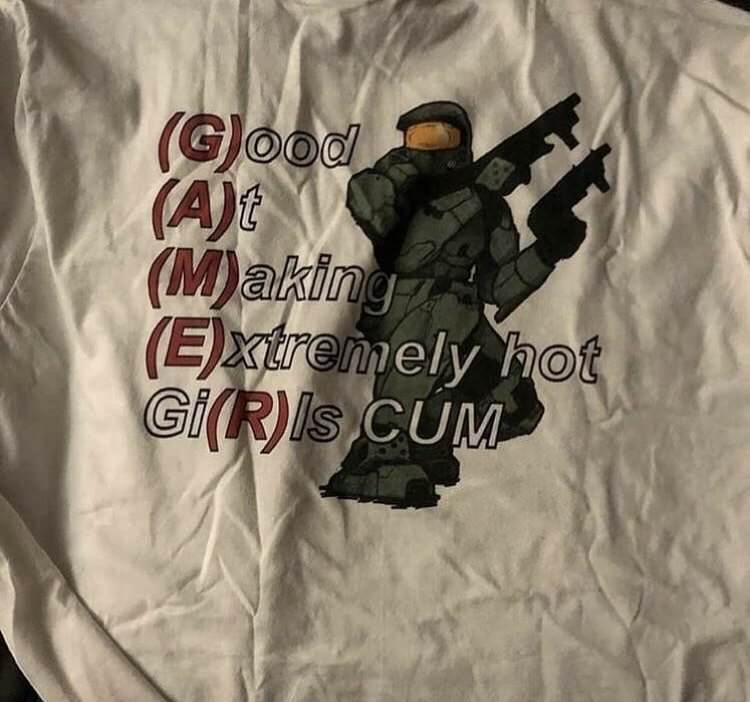 Cringeworthy gamer shirt