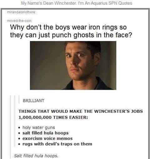 why don't boys wear iron rings so they can punch the ghosts in the face