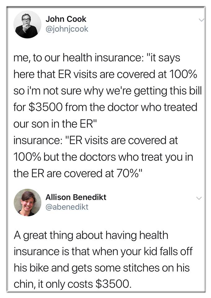 anti healthcare tweets