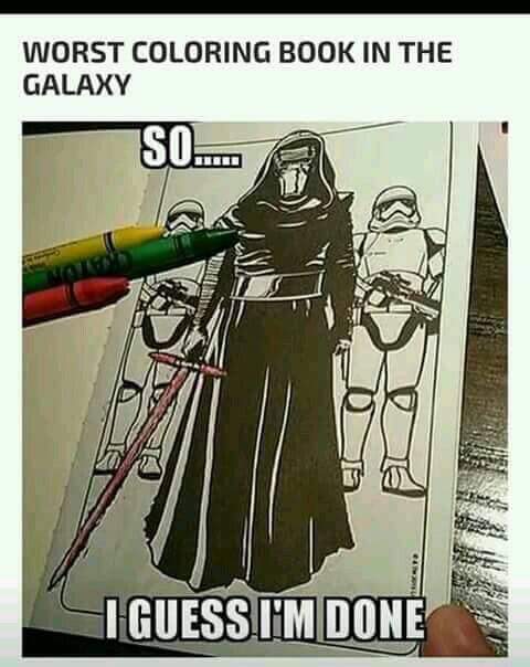 dankness of worst coloring book star wars - Worst Coloring Book In The Galaxy So.. La I Guess Im Done