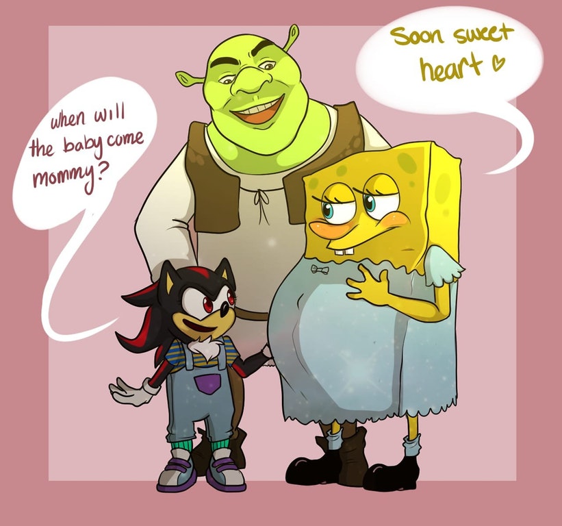 shrek x shadow - Soon sweet heart when will the baby come mommy?