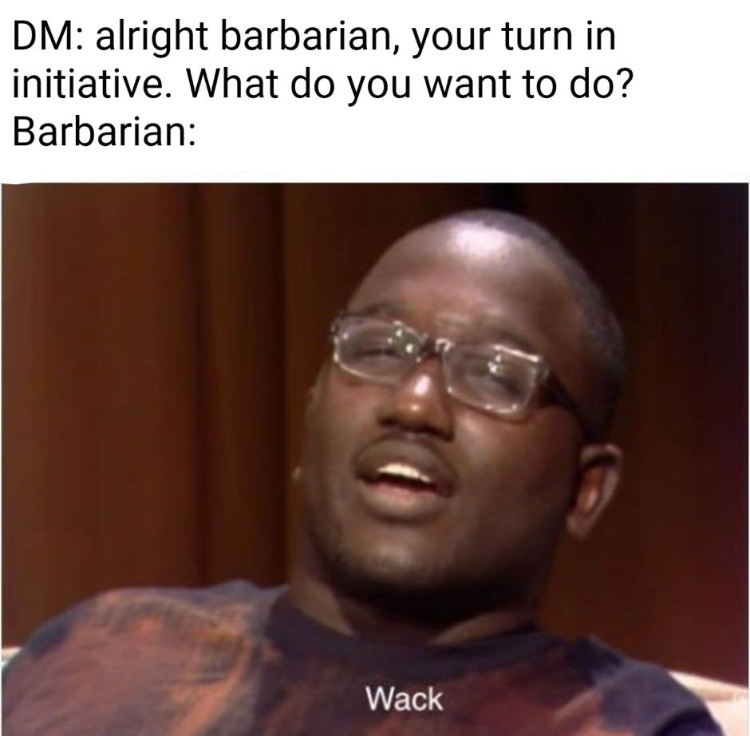 wack meme about barbarians