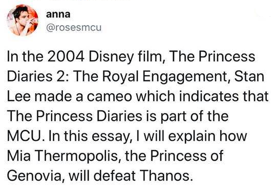 memes - mama mia that's a spicy sidewalk - Ak anna In the 2004 Disney film, The Princess Diaries 2 The Royal Engagement, Stan Lee made a cameo which indicates that The Princess Diaries is part of the Mcu. In this essay, I will explain how Mia Thermopolis,
