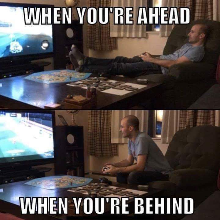 memes - gaming posture reddit - When You'Re Ahead When You'Re Behind