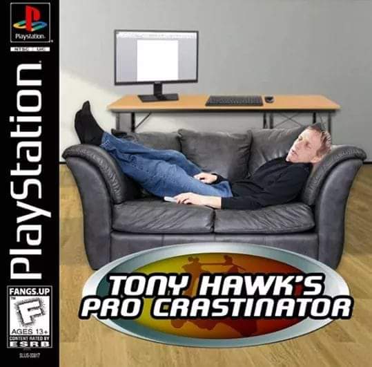 Playstation C PlayStation | Fangs.Up Tony Hawk'S Pro Crastinator Ages 13 Content Mated Et Esr