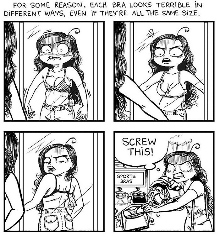 Push Up bra webcomic