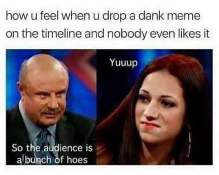 Dr phil meme with cash me ousside girl