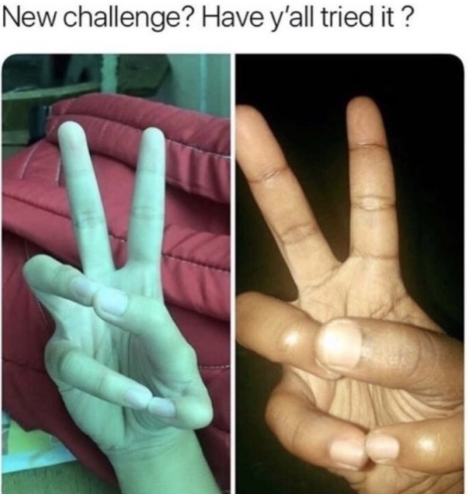 memes - can u have 6 fingers - New challenge? Have y'all tried it ?