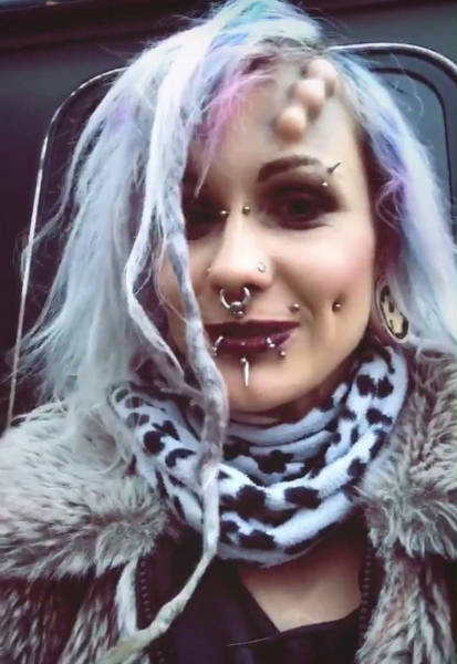 piercing girl scary