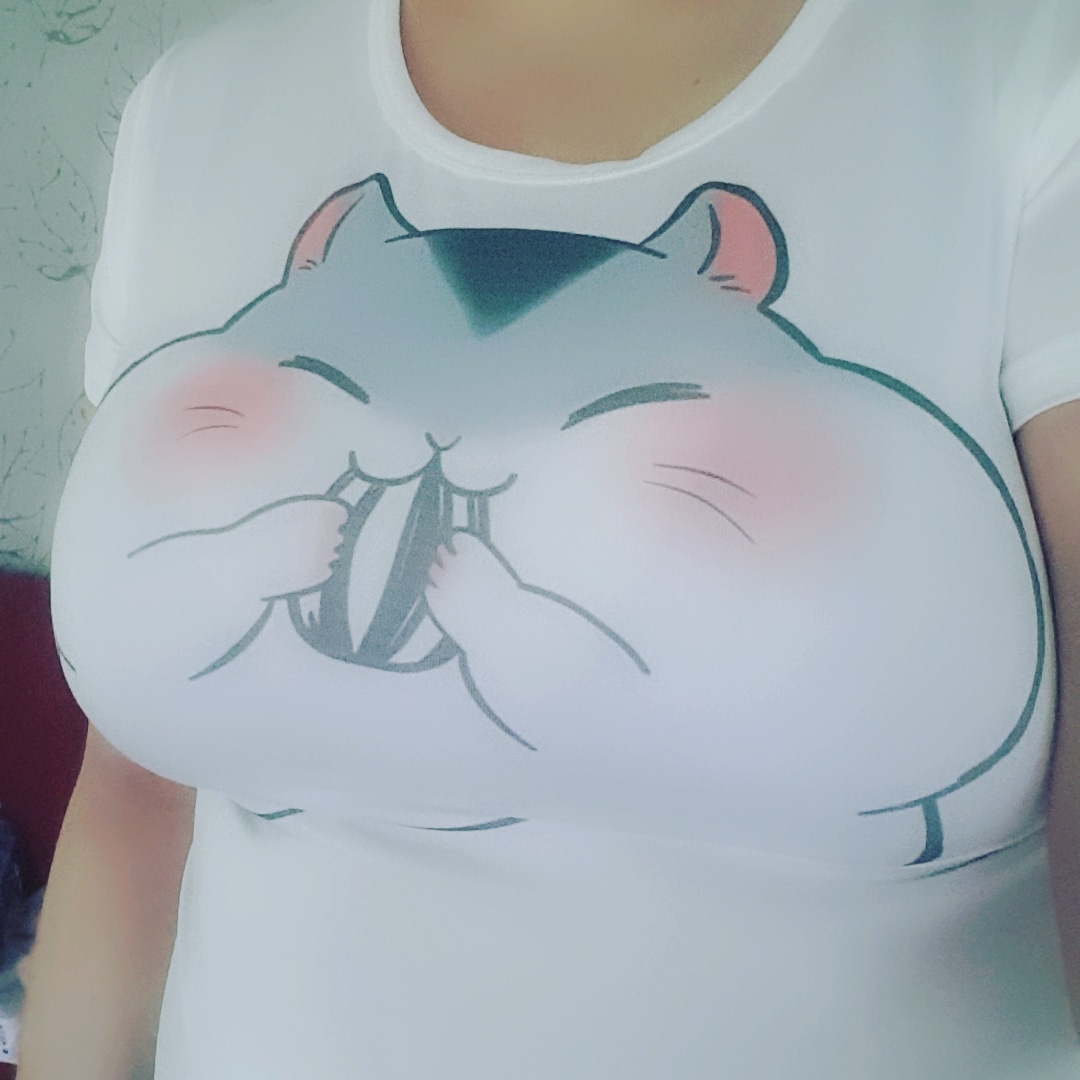 chubby cheek hamster shirt