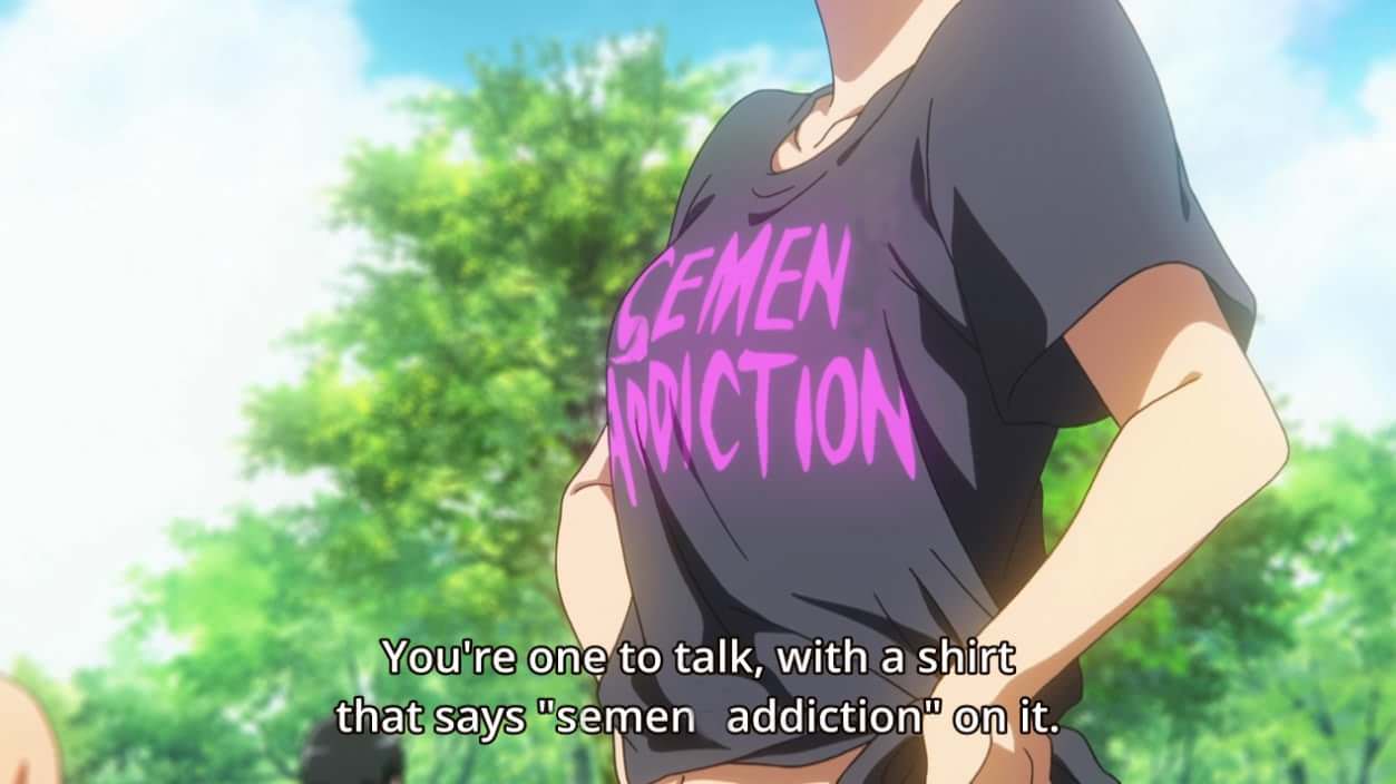 hibike euphonium shirt - Cemen Nction You're one to talk, with a shirt that says "semen addiction" on it.