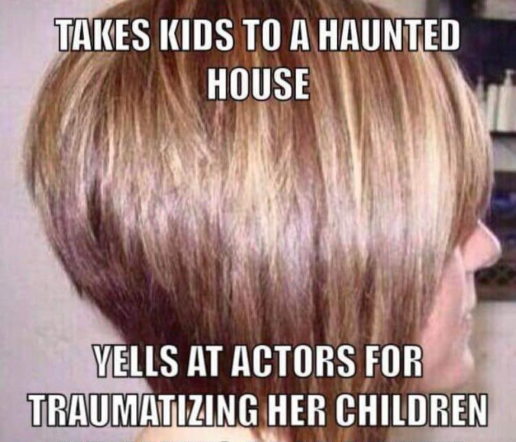 have mix kids hair cut - Takes Kids To A Haunted House Yells At Actors For Traumatizing Her Children