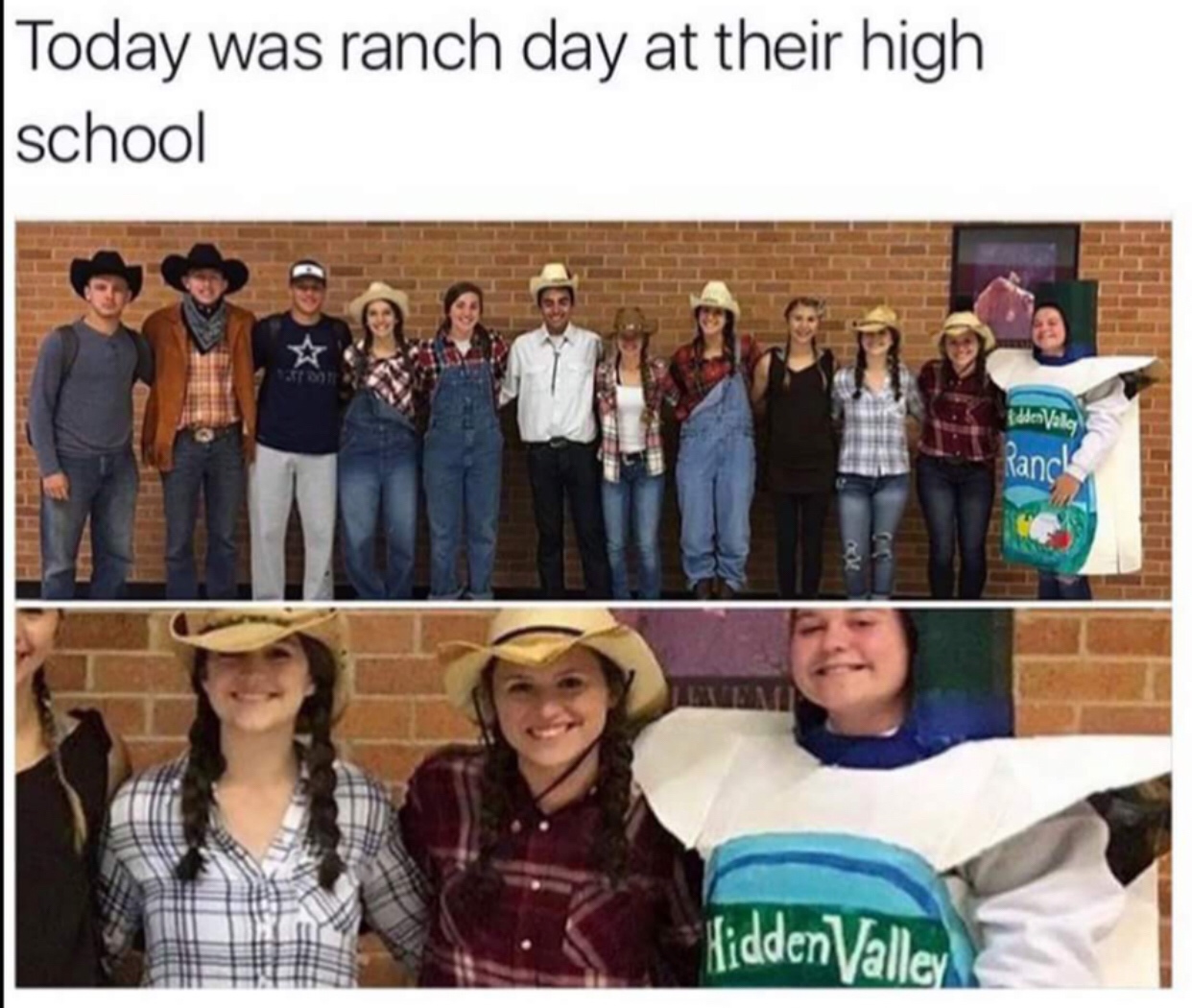 ranch day at school today - Today was ranch day at their high school kidden Valo Ranch Hidden Valley