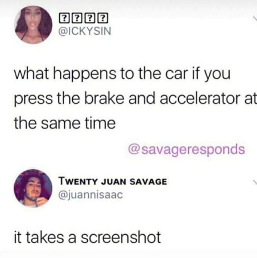 work meme about taking a screenshot with your car
