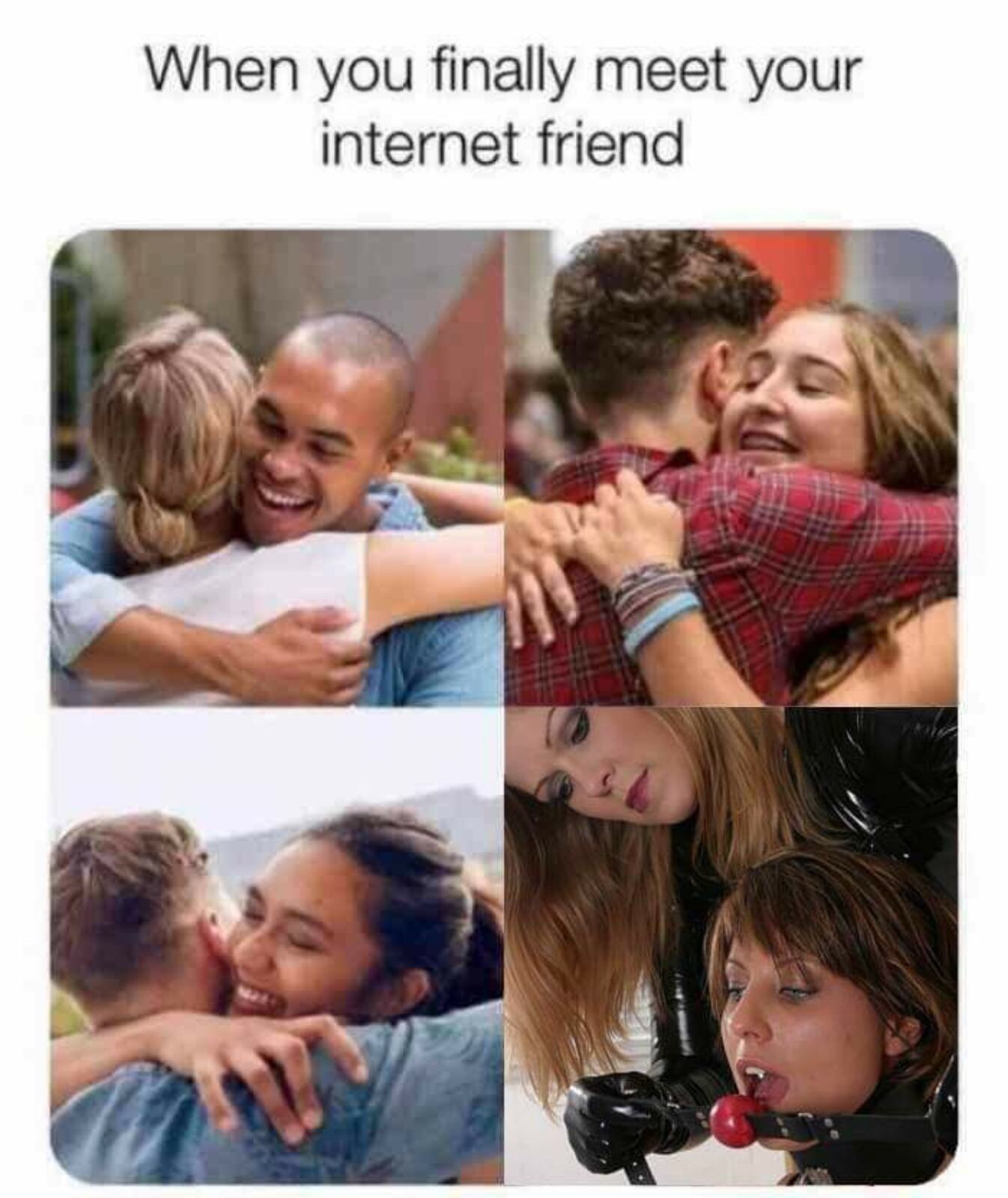 work meme about meeting internet friends for sexual purposes