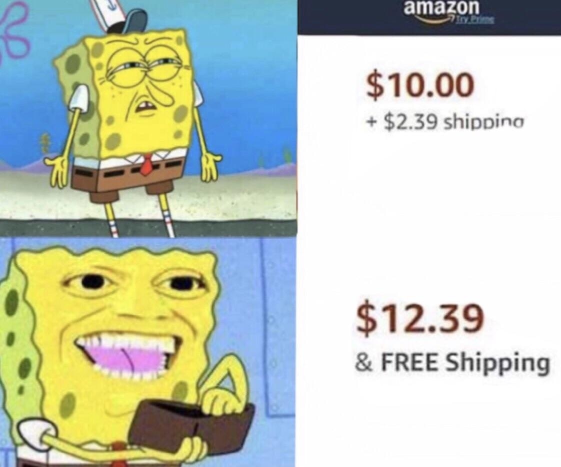 spongebob dank memes - amazon $10.00 $2.39 shipping $12.39 & Free Shipping
